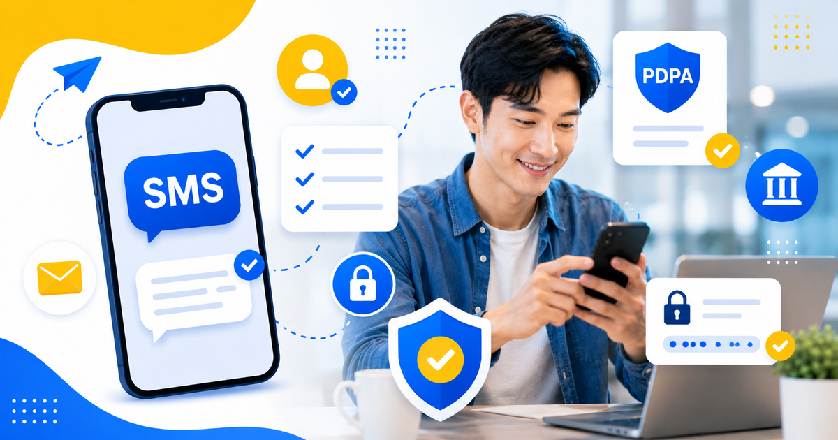 วิธีส่ง SMS Marketing ให้ถูกต้องตาม PDPA
